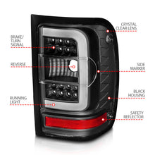 Load image into Gallery viewer, ANZO 2001-2011 Ford  Ranger LED Tail Lights w/ Light Bar Black Housing Clear Lens 311390