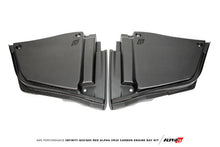 Load image into Gallery viewer, AMS Performance Infiniti 17+ Q60 / 16+ Q50 3.0TT Alpha Matte Carbon Rear Engine Bay Cover Set ALP.28.06.0003-1