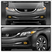 Load image into Gallery viewer, Spyder Honda Civic 2013-2014 4dr OEM Fog Light W/Switch Yellow FL-HC2013-4D-Y 5077752