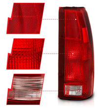 Load image into Gallery viewer, ANZO 1988-1999 Chevy C1500 Taillight Red/Clear Lens (OE Replacement) 311301
