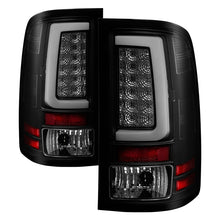Load image into Gallery viewer, Spyder 07-13 GMC Sierra 1500 V2 Light Bar LED Tail Lights - Blk Smoke (ALT-YD-GS07V2-LBLED-BSM) 5084750