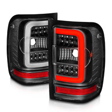 Load image into Gallery viewer, ANZO 2001-2011 Ford  Ranger LED Tail Lights w/ Light Bar Black Housing Clear Lens 311390