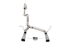 Load image into Gallery viewer, Corsa 07-18 Jeep Wrangler JKU 3.6L/3.8L 2.75in Sport Cat-Back Exhaust w/ 4in American Flag Tips 21122USA
