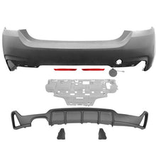 Load image into Gallery viewer, 2014-2020 BMW F32 F33 xDrive MP Single Dual Exhaust Rear Bumper