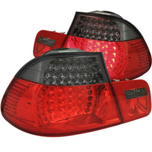 Load image into Gallery viewer, Anzo 1999-2001 BMW 3 Series E46 LED Tail lights Red/Smoke 2pc