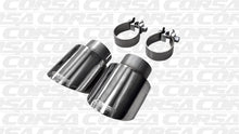 Load image into Gallery viewer, Corsa Performance 10-14 Volkswagen R Mk6 Polished Two 4.0in Polished Pro-Series Tip