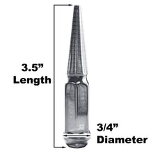Load image into Gallery viewer, 4pc 3.5in Spike Lug Nuts