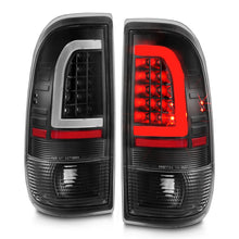 Load image into Gallery viewer, ANZO 1997-2003 Ford F-150 LED Tail Lights w/ Light Bar Black Housing Clear Lens 311377
