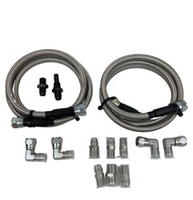 Load image into Gallery viewer, For GM Chevy 1996 &amp;Newer 4L80E Flexible SS Braided Transmission Cooler Hose Line