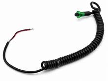 Load image into Gallery viewer, Granatelli Green Pin Head Momentary Push Button Switch w/ 6' Retractable Cord – 810101GR