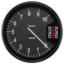 Load image into Gallery viewer, Autometer Stack Clubman Tachometer 80mm 0-10K RPM - Black ST200-010