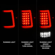 Load image into Gallery viewer, ANZO 2004-2006 Ford F-150 LED Tail Lights w/ Light Bar Black Housing Clear Lens 311342