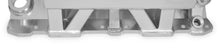 Load image into Gallery viewer, Sheet Metal Fabricated Intake Manifold SBC Single Plane Carbureted Silver with Sniper Logo