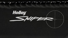 Load image into Gallery viewer, Fabricated Intake Manifold SBC Single Plane Carbureted (2 x 4150 style flange changeable plate) Black with Sniper logo