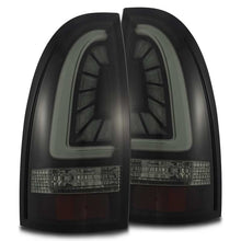Load image into Gallery viewer, AlphaRex 05-15 Toyota Tacoma PRO-Series LED Tail Lights Jet Black 680030 *Discontinued