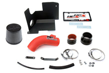 Load image into Gallery viewer, HPS Shortram Air Intake Kit 2012-2015 Honda Civic Si 2.4L, Includes Heat Shield, Wrinkle Red