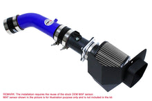 Load image into Gallery viewer, HPS Shortram Air Intake Kit 2003-2006 Nissan 350Z 3.5L V6, Includes Heat Shield, Blue