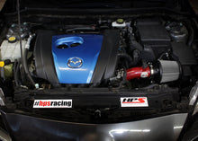 Load image into Gallery viewer, HPS Shortram Air Intake Kit 2012-2013 Mazda Mazda3 2.0L Skyactiv, Includes Heat Shield, Red