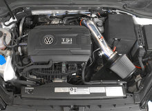 Load image into Gallery viewer, HPS Shortram Air Intake Kit 2015-2017 Volkswagen Golf 2.0T TSI Turbo, Includes Heat Shield, Red