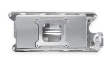 Load image into Gallery viewer, Sheet Metal Fabricated Intake Manifold 289-302 Small Block Ford Single Plane Carbureted Silver with Sniper logo.