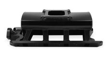 Load image into Gallery viewer, Sheet Metal Fabricated Intake Manifold 289-302 Small Block Ford Single Plane Carbureted Black with Sniper logo.