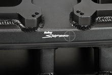 Load image into Gallery viewer, Sheet Metal Fabricated Intake Manifold 289-302 Small Block Ford Dual Quad Single Plane Carbureted Black with Sniper logo