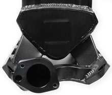 Load image into Gallery viewer, Sheet Metal Fabricated Intake Manifold 289-302 Small Block Ford Dual Quad Single Plane Carbureted Black with Sniper logo
