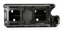 Load image into Gallery viewer, Sheet Metal Fabricated Intake Manifold 289-302 Small Block Ford Dual Quad Single Plane Carbureted Black with Sniper logo