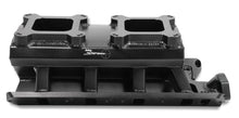Load image into Gallery viewer, Sheet Metal Fabricated Intake Manifold 289-302 Small Block Ford Dual Quad Single Plane Carbureted Black with Sniper logo