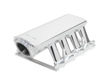 Load image into Gallery viewer, Hi-Ram Sheet Metal Fabricated Intake Manifold 2011-14 Ford 5.0L Coyote 90mm Throttle Body opening + Fuel Rail Kit Silver with Sniper EFI logo