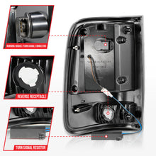 Load image into Gallery viewer, ANZO 2004-2006 Ford F-150 LED Tail Lights w/ Light Bar Black Housing Smoke Lens 311343