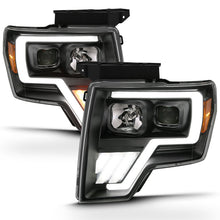 Load image into Gallery viewer, ANZO 2009-2013 Ford F-150 Projector Light Bar G4 Switchback H.L.Black Amber 111469