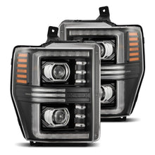 Load image into Gallery viewer, AlphaRex 08-10 Ford F250-550 PRO-Series Projector headlights Black w/Activ Light/Seq Signal 880308 *Discontinued