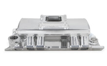 Load image into Gallery viewer, Fabricated Intake Manifold BBC Single Plane 1 x 4150 Silver with Sniper Logo