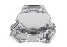 Load image into Gallery viewer, Fabricated Intake Manifold BBC Single Plane 1 x 4150 Silver with Sniper Logo