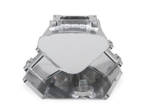 Load image into Gallery viewer, Fabricated Intake Manifold BBC Single Plane 1 x 4150 Silver with Sniper Logo