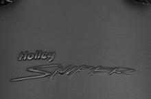 Load image into Gallery viewer, Fabricated Intake Manifold BBC Single Plane 2 x 4500 Black with Sniper Logo