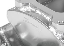 Load image into Gallery viewer, Fabricated Intake Manifold BBC Single Plane 2 x 4150 Silver with Sniper Logo