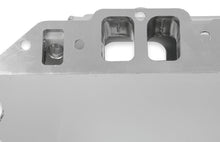 Load image into Gallery viewer, Fabricated Intake Manifold BBC Single Plane 2 x 4150 Silver with Sniper Logo
