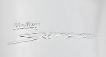 Load image into Gallery viewer, Fabricated Intake Manifold BBC Single Plane 2 x 4500 Silver with Sniper Logo
