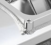 Load image into Gallery viewer, Fabricated Intake Manifold BBC Single Plane 1 x 4500 Silver with Sniper Logo