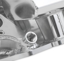 Load image into Gallery viewer, Fabricated Intake Manifold BBC Single Plane 1 x 4500 Silver with Sniper Logo