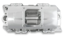 Load image into Gallery viewer, Fabricated Intake Manifold BBC Single Plane 1 x 4500 Silver with Sniper Logo
