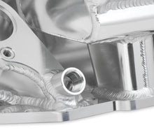 Load image into Gallery viewer, Fabricated Intake Manifold BBC Single Plane 2 x 4500 Silver with Sniper Logo