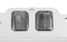 Load image into Gallery viewer, Fabricated Intake Manifold BBC Single Plane 2 x 4500 Silver with Sniper Logo