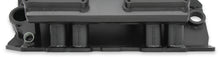 Load image into Gallery viewer, Fabricated Intake Manifold BBC Single Plane 2 x 4500 Black with Sniper Logo