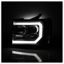 Load image into Gallery viewer, Spyder GMC Sierra 1500/2500/3500 07-13 V2 Projector Headlights - Smoke PRO-YD-GS07V2-LBDRL-SM 5083654