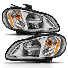 Load image into Gallery viewer, ANZO 2002-2014 Freightliner M2 LED Crystal Headlights Chrome Housing w/ Clear Lens (Pair) 131031