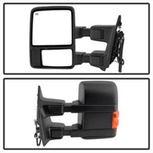 Load image into Gallery viewer, SPYDER Xtune Ford Superduty 08-15 L&amp;R Extendable Power Heated Adjust Mirror Amber MIR-FDSD08S-PW-AM-SET 9935756