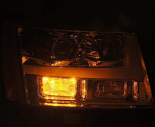 Load image into Gallery viewer, AlphaRex 07-14 Chevrole Tahoe PRO-Series LED Headlights Plank Style Blk w/Activ Light/Seq Signal/DRL 880297 *Discontinued